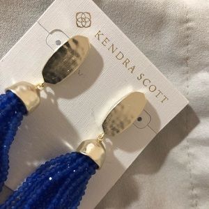 Kendra Scott Jewelry - Kendra Scott cobalt statement earrings Kendra Scott Jewelry - Kendra Scott cobalt statement earrings